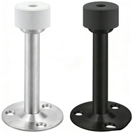 Stainless Steel Door Stop with Rubber Bumper - Anti-Collision Door Holder to Protect Walls | No Dama