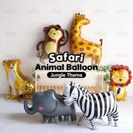 MINIIS Animal Balloon Animal Helium Foil Safari Balloon Cartoon Animal Wild Jungle Balloon Safari Th