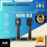 BOWERS &amp; WILKINS B&amp;W 606 S3 BOOKSHELF SPEAKERS (EXPERIENCE THE TRUE SOUND NOW - CHAT NOW) (IN-STOCK | PRICE BEAT GUARANTEED) [5 YEARS WARRANTY]