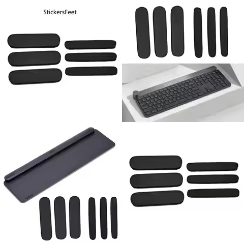 6Pcs Silicone Keyboard Feet Cushions Heavy Duty Grips Design Noise Reduction For Logitech MX CRAFT K