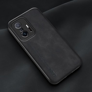 Fashion Soft TPU Shockproof Casing Xiaomi Mi 11T Pro 11 Lite 5G NE Mi11T Mi11 Ultra 5G Skin Feel PU Leather Back Cover Full Protection Case