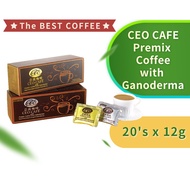 ⚠️100% Authenticity⚠️ CEO CAFE Premix Coffee with Ganoderma【HALAL】【20‘s x 12g】