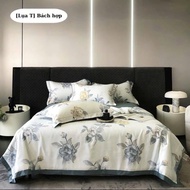 Thai Tran Silk Bedding Set, Soft and Cool Cotton, Thai Tran Silk Cotton Material for 4 Seasons
