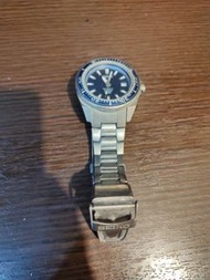 精工潛水錶 藍色錶盤 連錶帶鈦合金