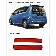 Perodua Alza 2014 - 2018 Rear Bumper reflector LED = Myvi 1.3 SE