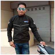 JACKET RIDE ELF HITAM 1:1 LIKE NEW.