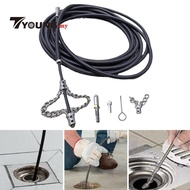 [Available] Drain Snake Cable,Heavy Duty Hair Catcher Plumbing Snake Drain Cleaner Drain Auger Cable