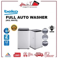 BEKO 8KG Top Load Non-Inverter Washing Machine White (O) BTU8086W