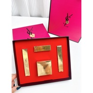 YSL Saint Laurent Red Makeup Four-Piece Set, with Handbag.Jingdong Internal Channel Supply, with Ant