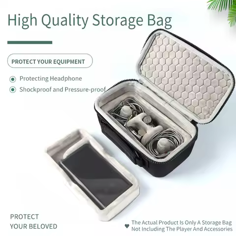 Storage Box Carrying Case for FiiO JM21 M27 M23 M17 M15S M11S M11 Plus M15 M11 Pro for SHANLING M9 M