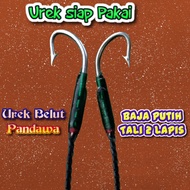Rice field eel fishing hook PANDAWA Model eel fishing hook size (Xs, S, M, L, XL) White Steel Materi