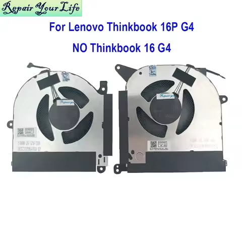 5F10S14097 CPU GPU Fan For Lenovo ThinkBook 16P G4 IRH 21J8 PC Cooling Notebook Cooler Radiator Fans
