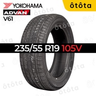Lốp ô tô Yokohama 235/55 R19 105V ADVAN V61 - Chính hãng BH 5 năm (235/55R19 235 55 R19)