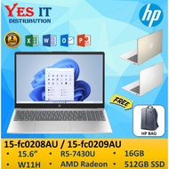 HP 15-fc0208AU /15-fc0209AU 15.6" FHD Laptop ( Ryzen 5 7430U, 16GB, 512GB SSD, ATI, W11, HS )