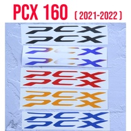 Pcx160 สติ๊กเกอร์ติดโลโก้ สติ๊กเกอร์โลโก้Pcx2021-2022 สติ๊กเกอร์Logo ติดทับโลโก้เดิม