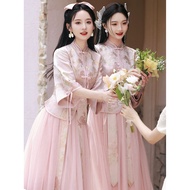 Bridesmaid Dress Chinese New Style Chinese Style Dress Small Chinese Style Cheongsam Sister Group We