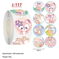 【Bestella✨COD】120PCS stiker thank you for your order/stiker terima kasih persegi panjang hadiah tag 