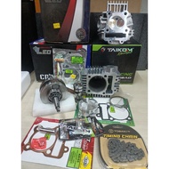 COMBO KRISS110 JET ROD 6MM CRANKSHAFT+ HEAD 27/31+BLOCK RACING 65MM+GASKET+TIMING CHAIN+TENSIONNER+R