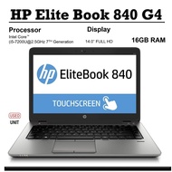 HP EliteBook 840 G4 14"Full HD TOUCH SCREEN Laptop, intel Core i5 7TH GEN ,16GB DDR4 RAM, Windows 10