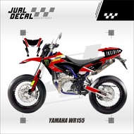 Yamaha WR155 Decal | Yamaha WR 155 Supermoto | Supermoto Decal | RED MONSTER
