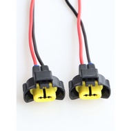 H8 H11 Car Light Socket With Cable For Nissan Headlight Base Connector