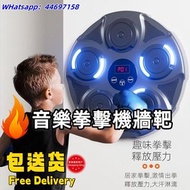 🌟智慧音樂拳擊機牆靶訓練反應靶家用拳擊靶掛牆散打解壓牆壁牆壁Smart music boxing machine wall target training reaction target home c