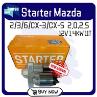 (Hansa Parts)Starter Mazda 2/3/6/CX-3/CX-5 2.0,2.5 12V1.4KW 11T