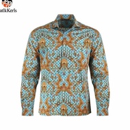 Promo Hari Besar || Batik Keris Kemeja Slimfit Lengan Panjang Keris Ina Harsa 064Pbglfsbg Terbaru Te