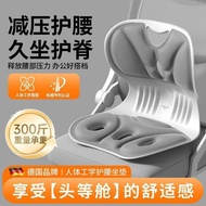 Yishe Ergonomic Chair with Lumbar Support Cushion, Corrective Backrest for Sitting Posture, Office L