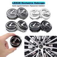 4Pcs 62MM Car Emblem Wheel Center Cover Hub Accessories For Lexus F SPORT LBX NX RX 350h 450h ES UX 