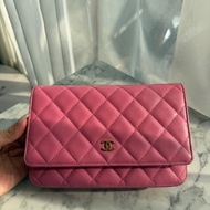 Chanel WOc粉色荔枝 超可愛