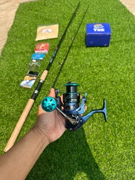 ชุดพร้อมตก คันสปิ้นV6 + รอกสปิ้นY2K มีให้เลือกหลายขนาด