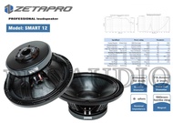 SPEAKER ZETAPRO 12 INCH SMART 12 / SMART12 KOMPONEN SPEAKER VOICE COIL 3 900 WATT ORIGINAL