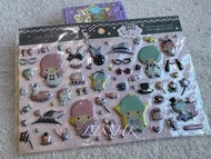 2011年 Halloween 閃閃 換衫 貼紙 sticker  Sanrio little twin stars twins star Kiki Lala