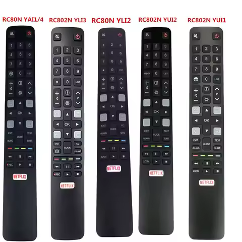 RC80N YAI1 RC802N YUI1 RC802N YUI2 RC802N YLI2 RC802N YLI3 New Original Remote For TCL TV For RC802N