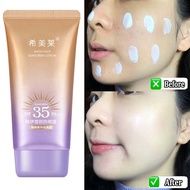 60ML Sunscreen Cream Facial Solar Sun Block Spf35+ Gel Isolation Lotion Sun Cream Bleaching Facial Moisturizing Whitening Cream