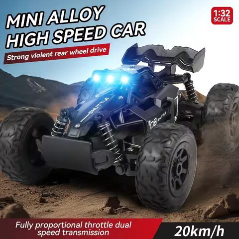 1:32 Alloy High-Speed RC Car, 2.4GHz 5-Channel Control, Dual Speed Modes, Independent Suspension,for