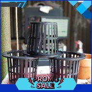Jumbo Netpot 14 cm / jumbo net pot 14 cm / jumbo hydroponic net pot 14 BLACK