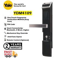 Yale YDM4109 Fingerprint Smart pin key Digital Door Lock YDM 4109 Digital Door Lock Finger Cap
