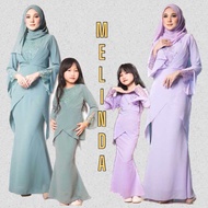 MELINDA KURUNG sedondon ibu dan anak budak girl perempuan baju raya cantik