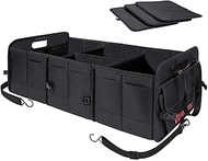 AUTOARK Multipurpose Car Trunk Organizer with Straps,Non-Slip Waterproof Bottom,Durable Collapsible 
