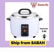 electric cooker mini rice cooker Butterfly BRC-6037 3.6L Commercial Electric Rice