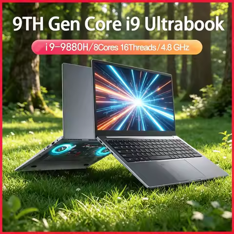 Business Ultrabook 15.6" Intel Core i9-10885H/i9-12900H Win11 Pro Dual M.2 SSD WIFI5 BT Fingerprint 