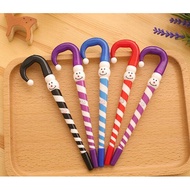 Umbrella style pen toy color ink biru Ballpoint Pen Umbrella 1 Pcs Snowman Umbrella Pen Writing Supp