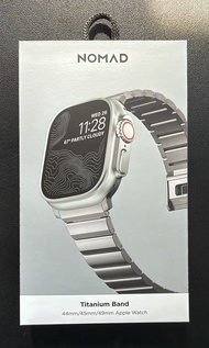 🔥 全新現貨 NOMAD 鈦金屬磁扣錶帶 V2 (銀色) ，Apple Watch 及 Ultra 🔥