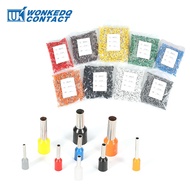 1000Pcs VE Series Ferrules E0512 E7512 E1012 E1512 E2512 E4012 E6012 Cold Press Terminal Block Strip