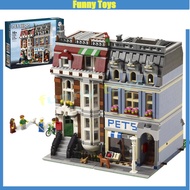 10218 Pet Shop Building Blocks Modular Buildings Toys Gifts for Boys and Girls