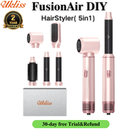 UKLISS 5 In 1 Multifunctional Hair Dryer 630 Million Negative Ions Hot Air Brush Automatic Hair Cur