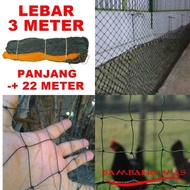 100% KUALITAS Jaring Ayam Lebar 3 Meter Jaring Pagar Ayam Kandang