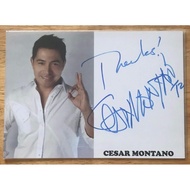 Cesar Montano 7x5 Authentic Autograph Signed 5R Photo * *
